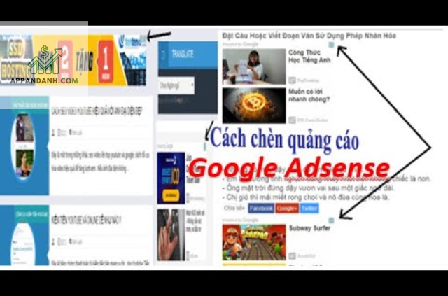chèn adsense vào blogspot